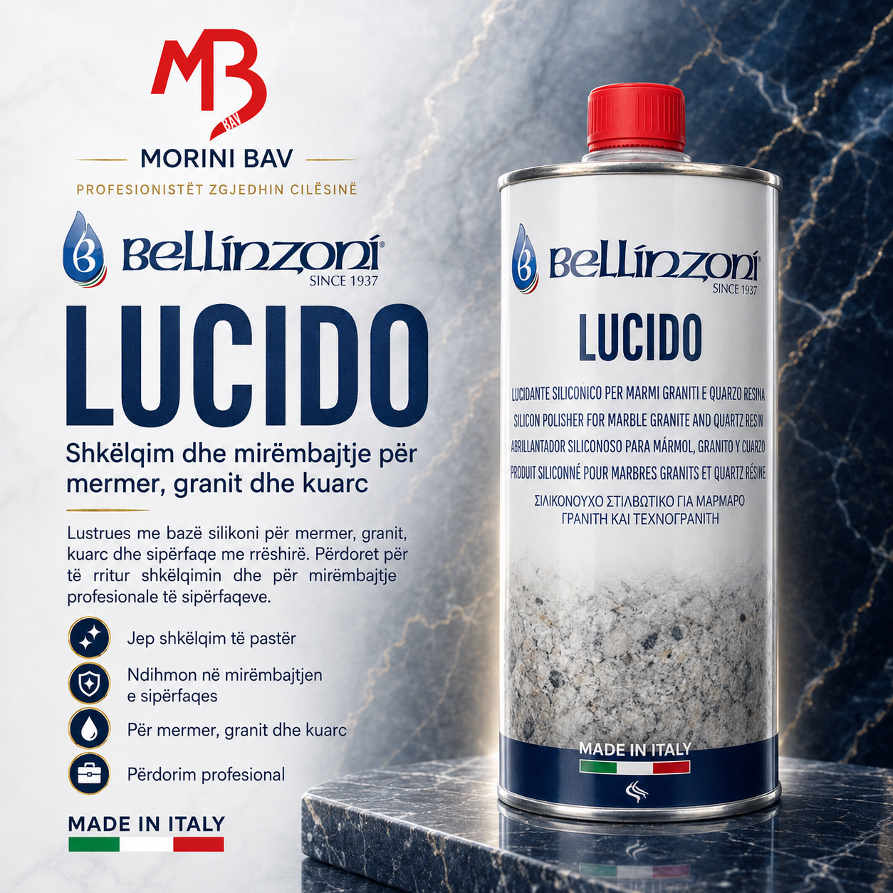 Lucido Lustrues me Bazë Silikoni (Bellinzoni)